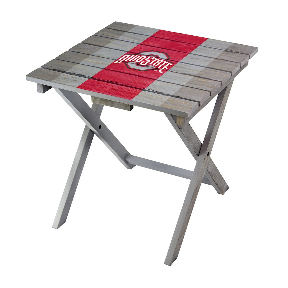 Ohio State Buckeyes Adirondack Table