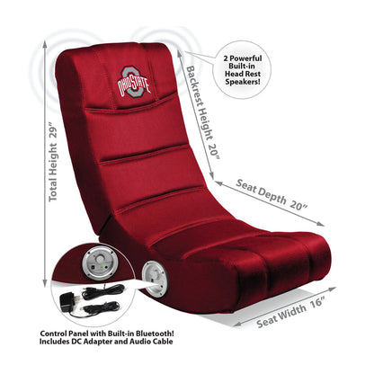 Ohio State Buckeyes kids gaming rocking chair
