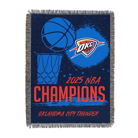 Oklahoma City Thunder NBA Finals Champions tapestry