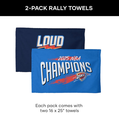 Oklahoma City Thunder NBA Champions towel set
