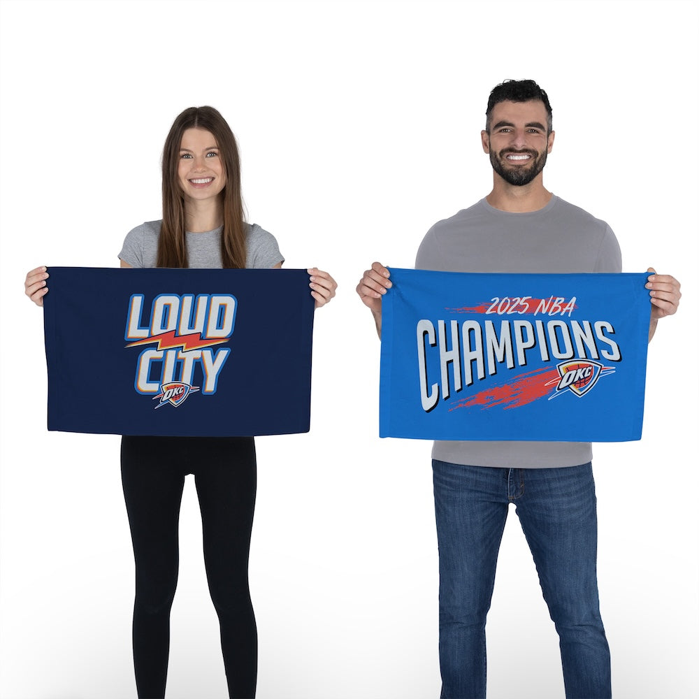 Oklahoma City Thunder NBA Champions hand towels