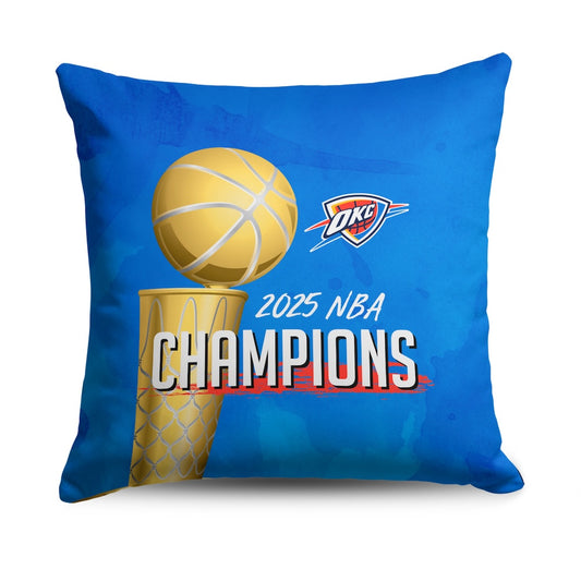 Oklahoma City Thunder NBA Champions pillow