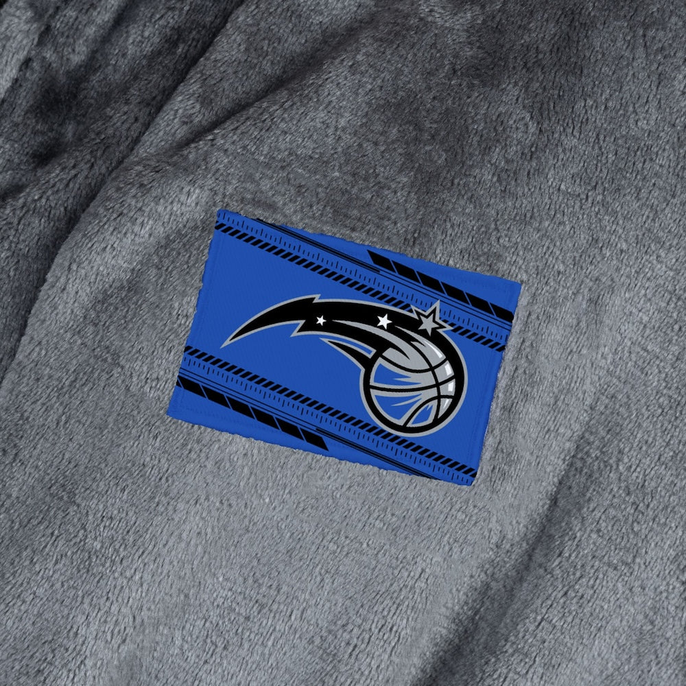 Orlando Magic silk touch charcoal bathrobe logo patch