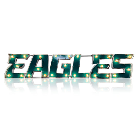 Philadelphia Eagles lighted metal sign