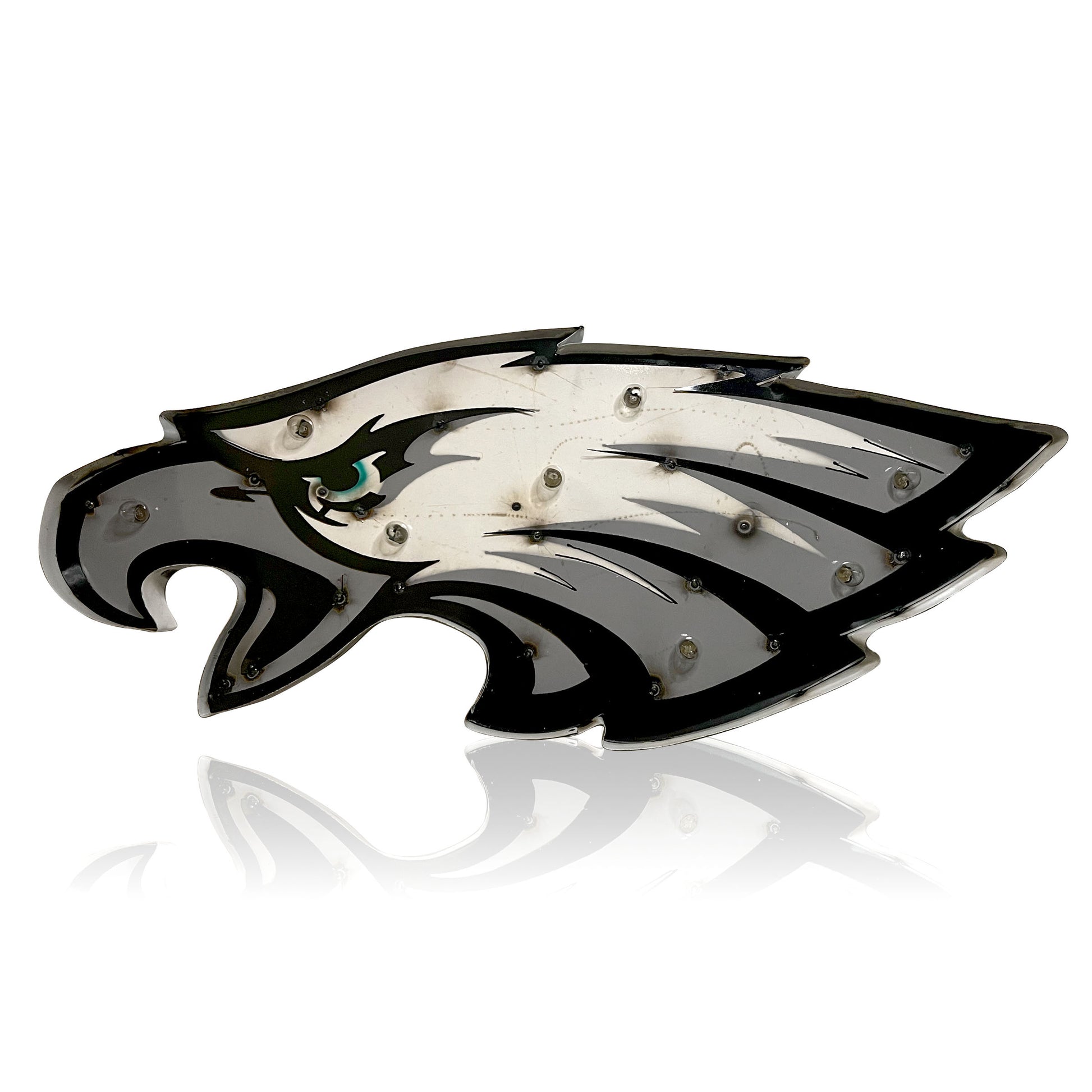 Philadelphia Eagles logo lighted metal sign