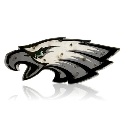Philadelphia Eagles logo lighted metal sign
