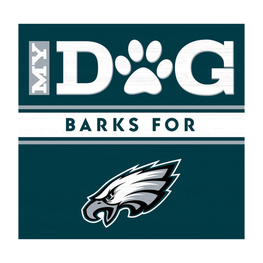 Philadelphia Eagles dog sign
