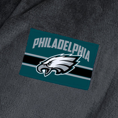 Philadelphia Eagles team color bathrobe patch