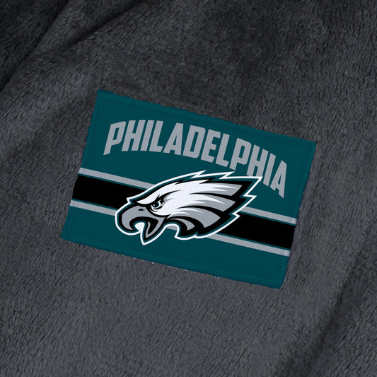 Philadelphia Eagles team color bathrobe patch