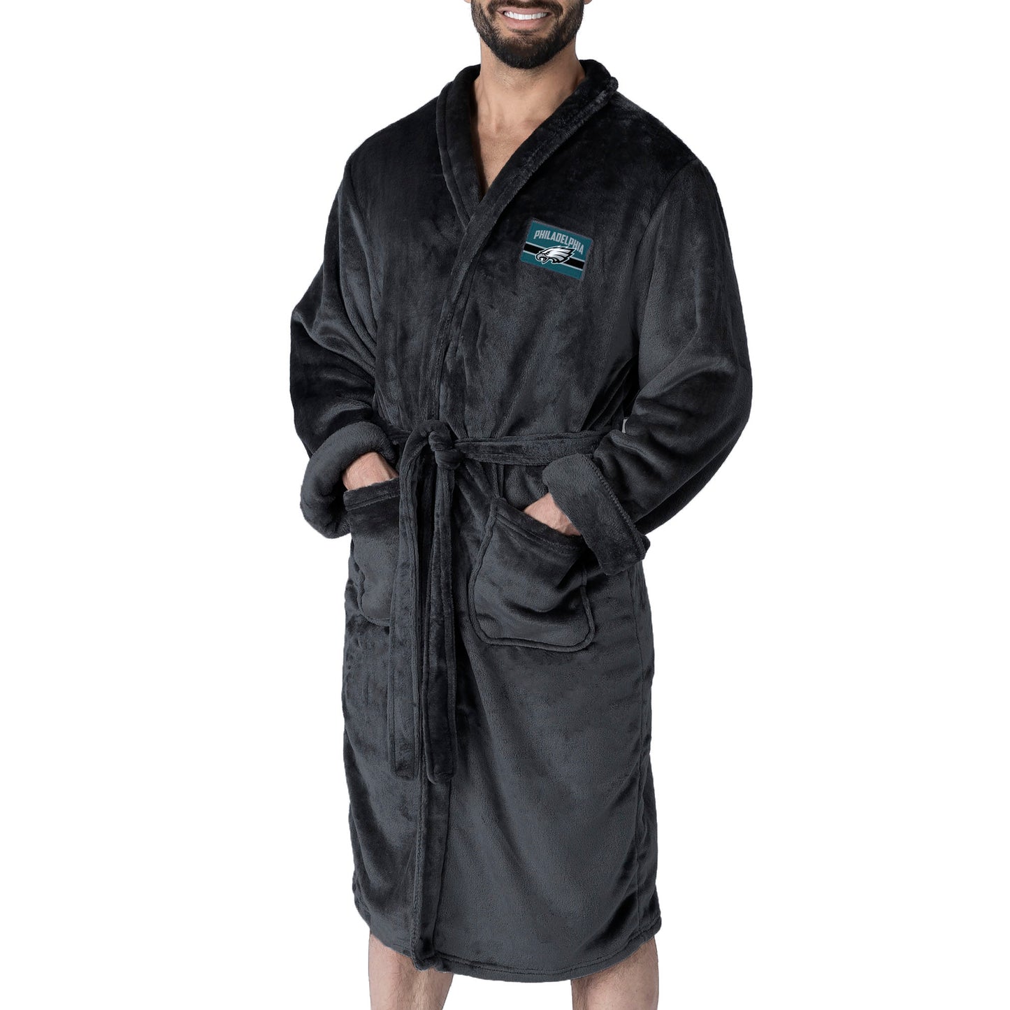 Philadelphia Eagles silk touch team color bathrobe