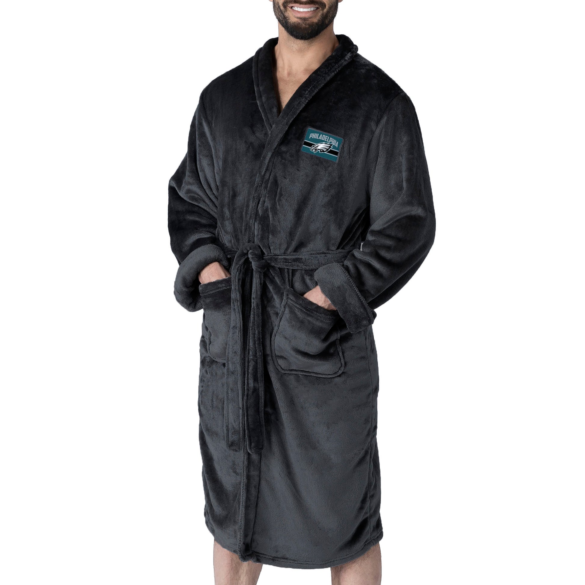 Philadelphia Eagles silk touch team color bathrobe