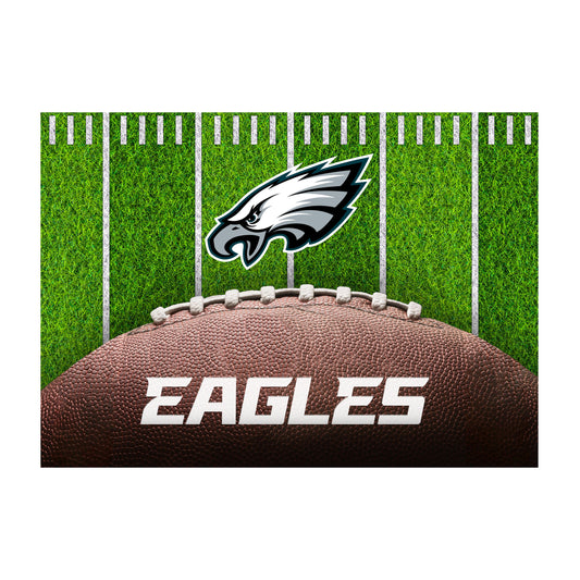 Philadelphia Eagles washable football field rug