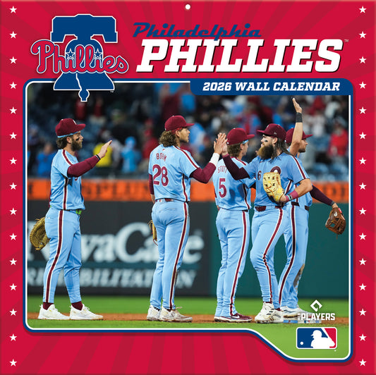 Philadelphia Phillies Team Photos Wall Calendar
