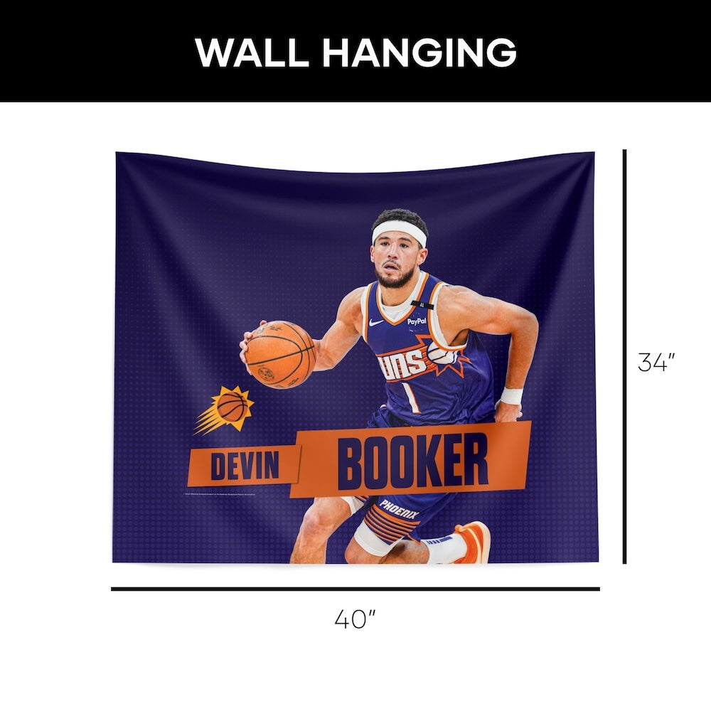 Phoenix Suns Devin Booker wall hanging dimensions