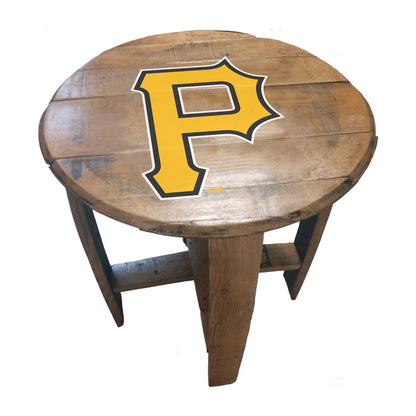 Pittsburgh Pirates whiskey barrel end table