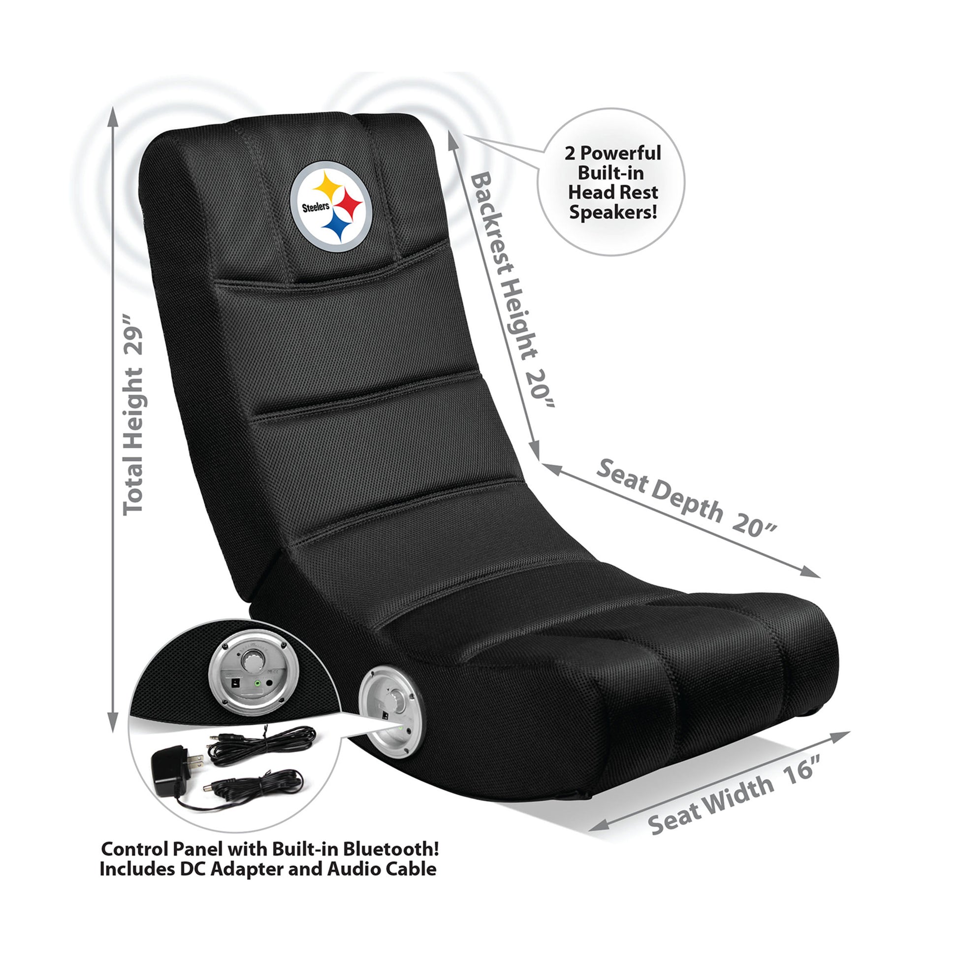 Pittsburgh Steelers kids gaming rocking chair