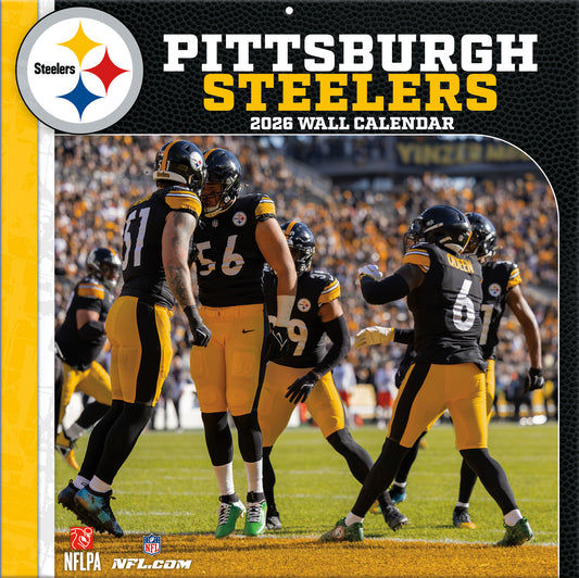 Pittsburgh Steelers Team Photos Wall Calendar