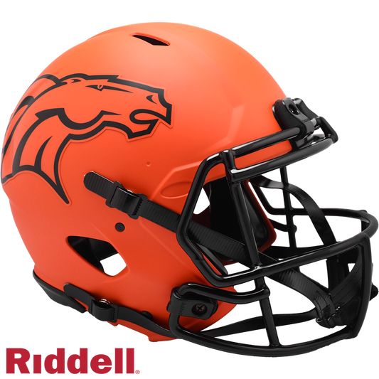 Denver Broncos authentic rave full size football helmet
