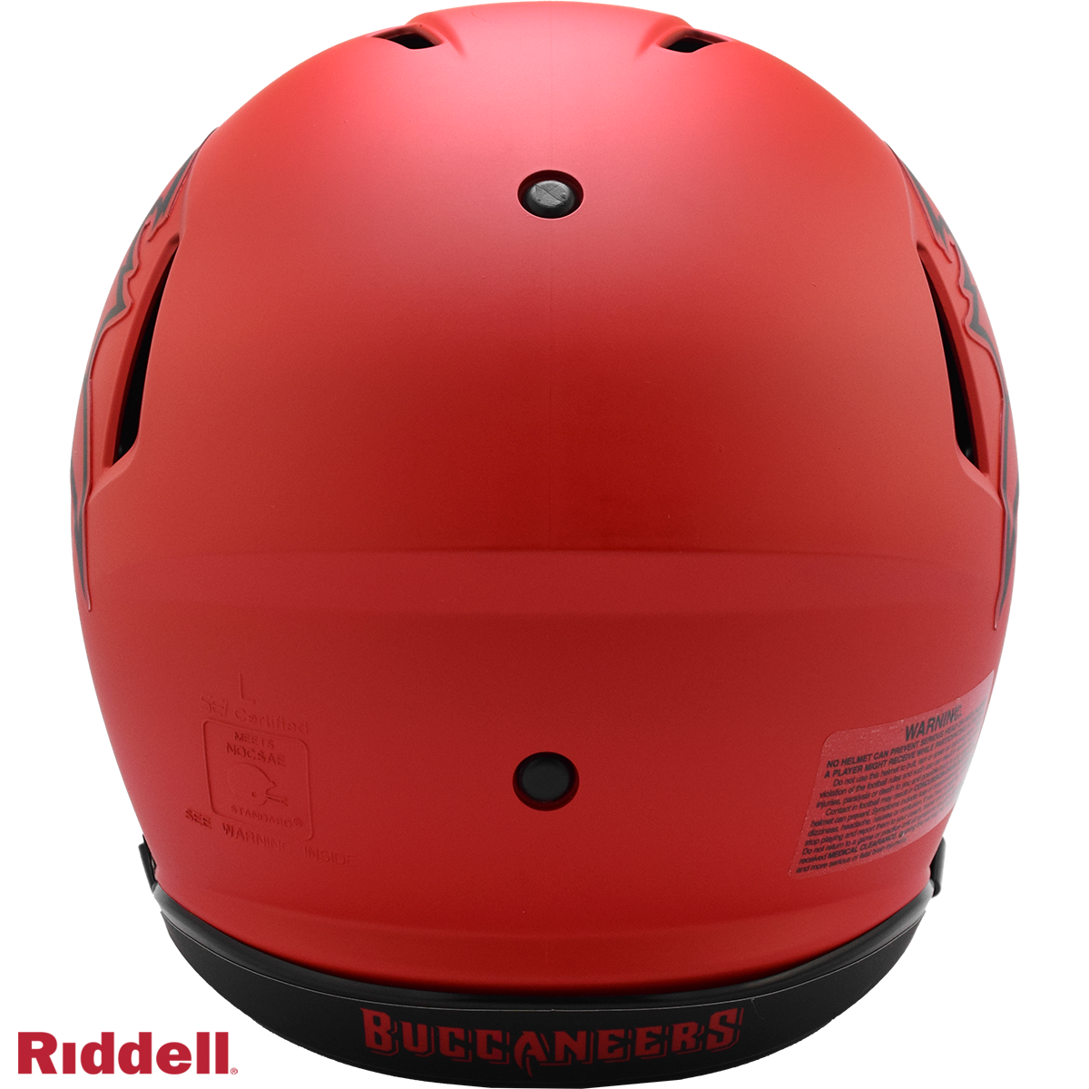 Tampa Bay Buccaneers authentic rave full size football helmet BACK