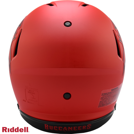 Tampa Bay Buccaneers authentic rave full size football helmet BACK