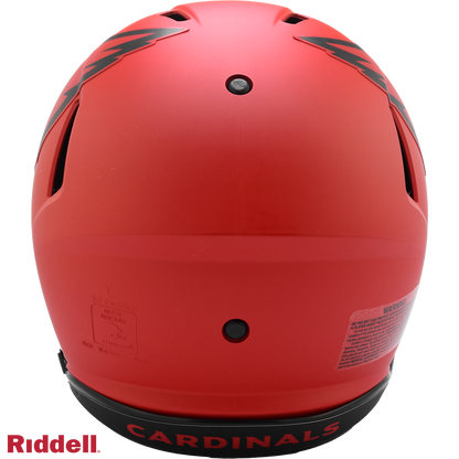 Arizona Cardinals Authentic Rave full size football helmet BACK