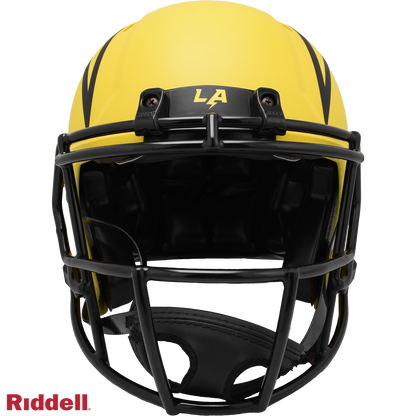 Los Angeles Chargers authentic rave full size football helmet FRONT