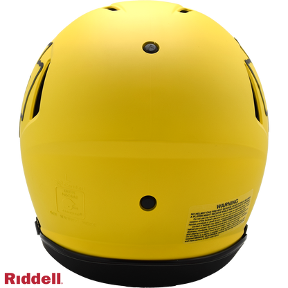 Kansas City Chiefs authentic rave full size football helmet BACK