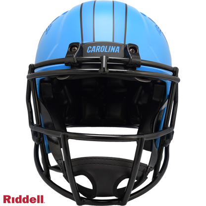 Carolina Panthers authentic rave full size football helmet FRONT