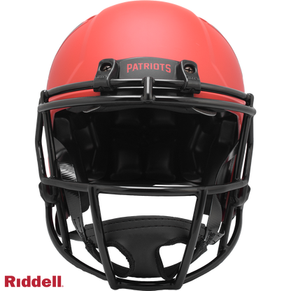 New England Patriots authentic rave full size football helmet FRONT
