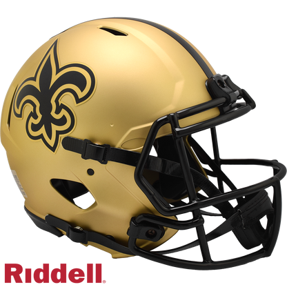 New Orleans Saints authentic rave full size football helmet