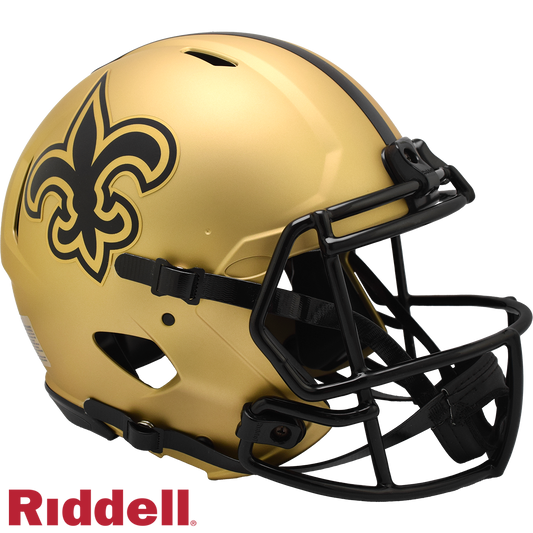 New Orleans Saints authentic rave full size football helmet