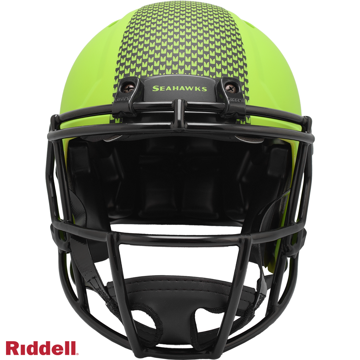 Seattle Seahawks authentic rave full size football helmet FRONT