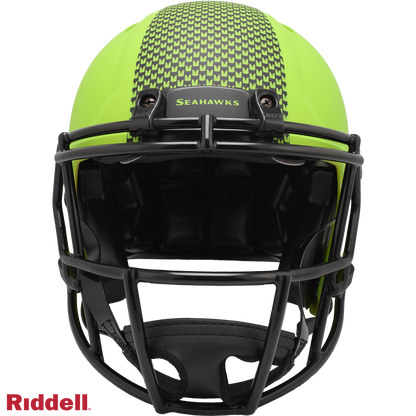 Seattle Seahawks authentic rave full size football helmet FRONT