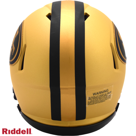 San Francisco 49ers rave mini helmet BACK