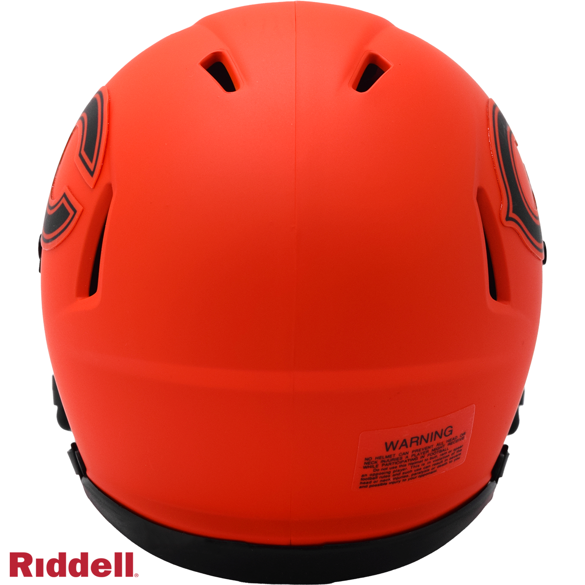 Chicago Bears rave mini helmet BACK
