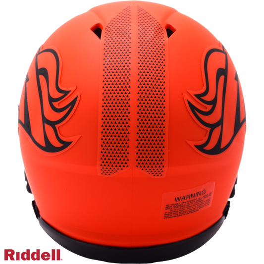 Denver Broncos rave mini helmet BACK