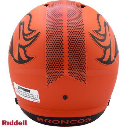 Denver Broncos Replica rave helmet BACK