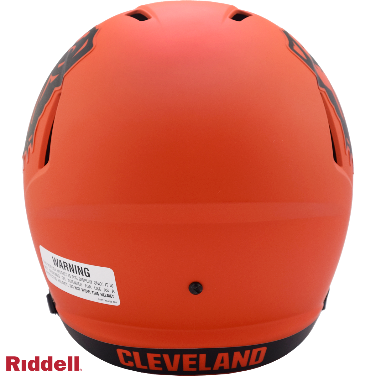 Cleveland Browns Replica rave helmet BACK