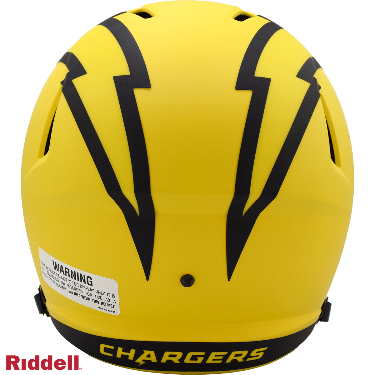 Los Angeles Chargers Replica rave helmet BACK