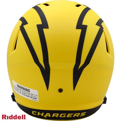 Los Angeles Chargers Replica rave helmet BACK