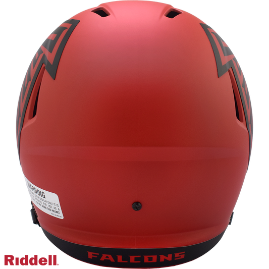 Atlanta Falcons Replica rave helmet BACK
