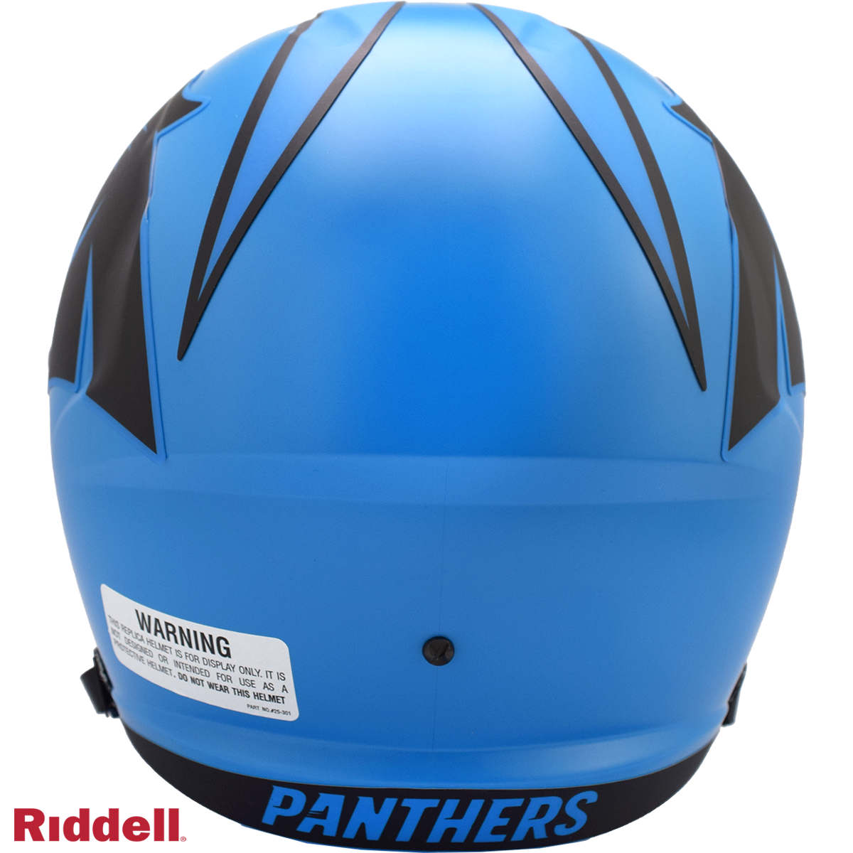 Carolina Panthers Replica rave helmet BACK