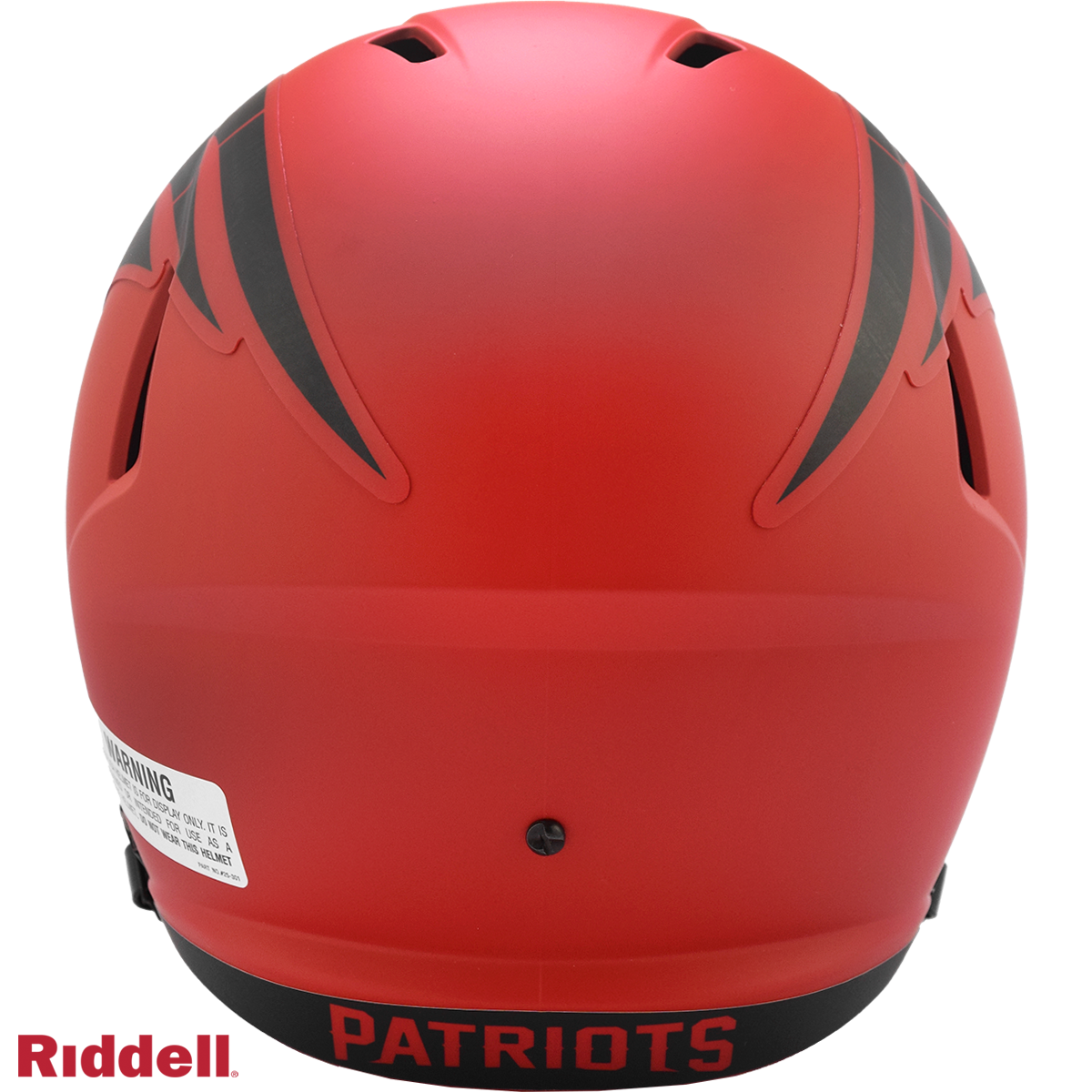 New England Patriots Replica rave helmet BACK
