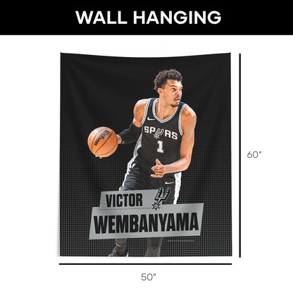 San Antonio Spurs Victor Wembanyama Large wall hanging dimensions