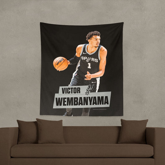 San Antonio Spurs Victor Wembanyama wall hanging