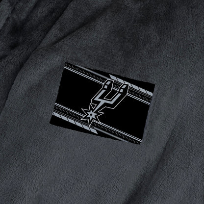 San Antonio Spurs team color bathrobe patch