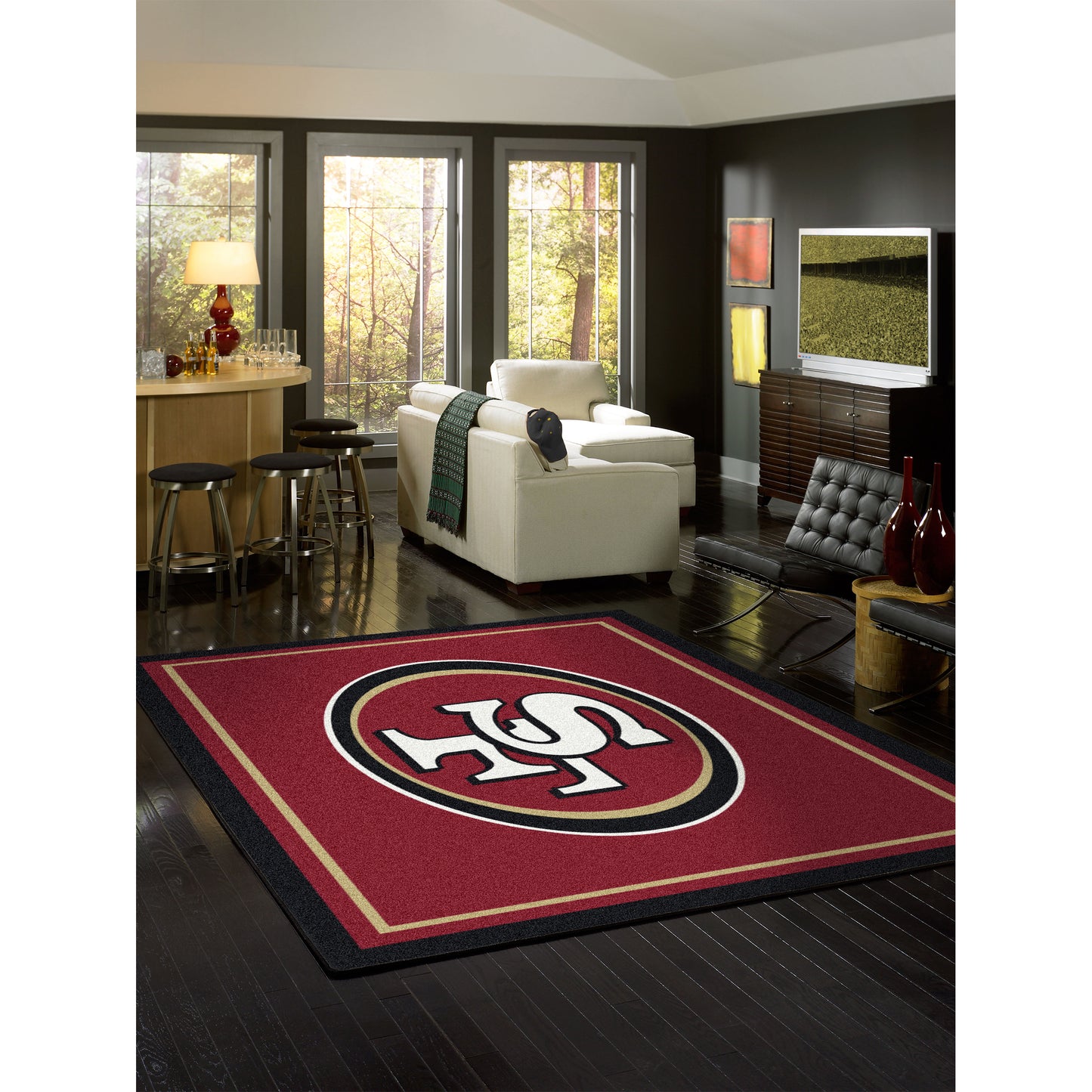 San Francisco 49ers spirit style area rug life