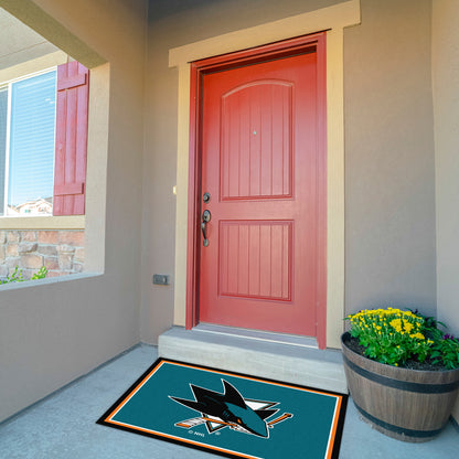 San Jose Sharks Front Door Mat