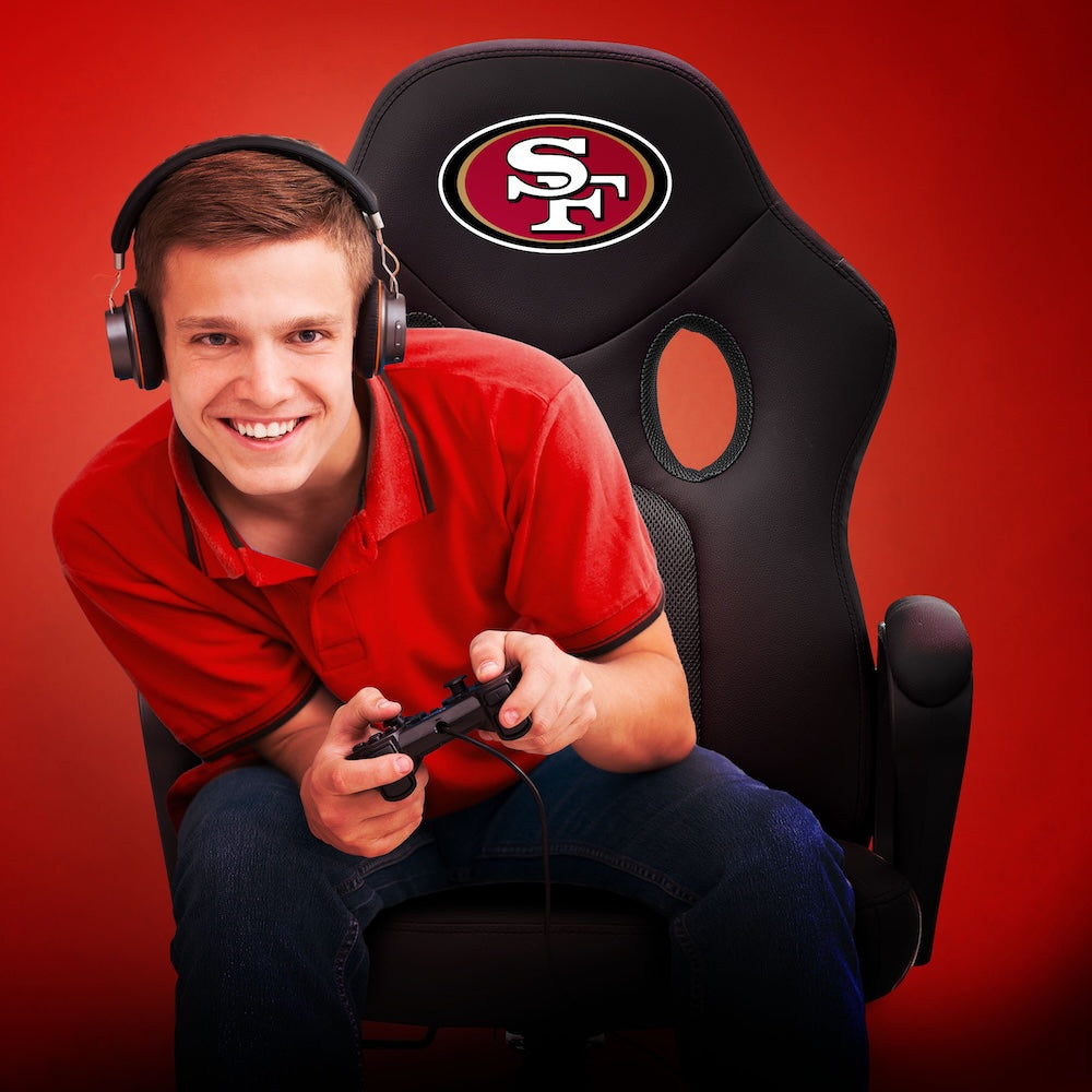 San Francisco 49ers Office Gamer Chair Lifestyle