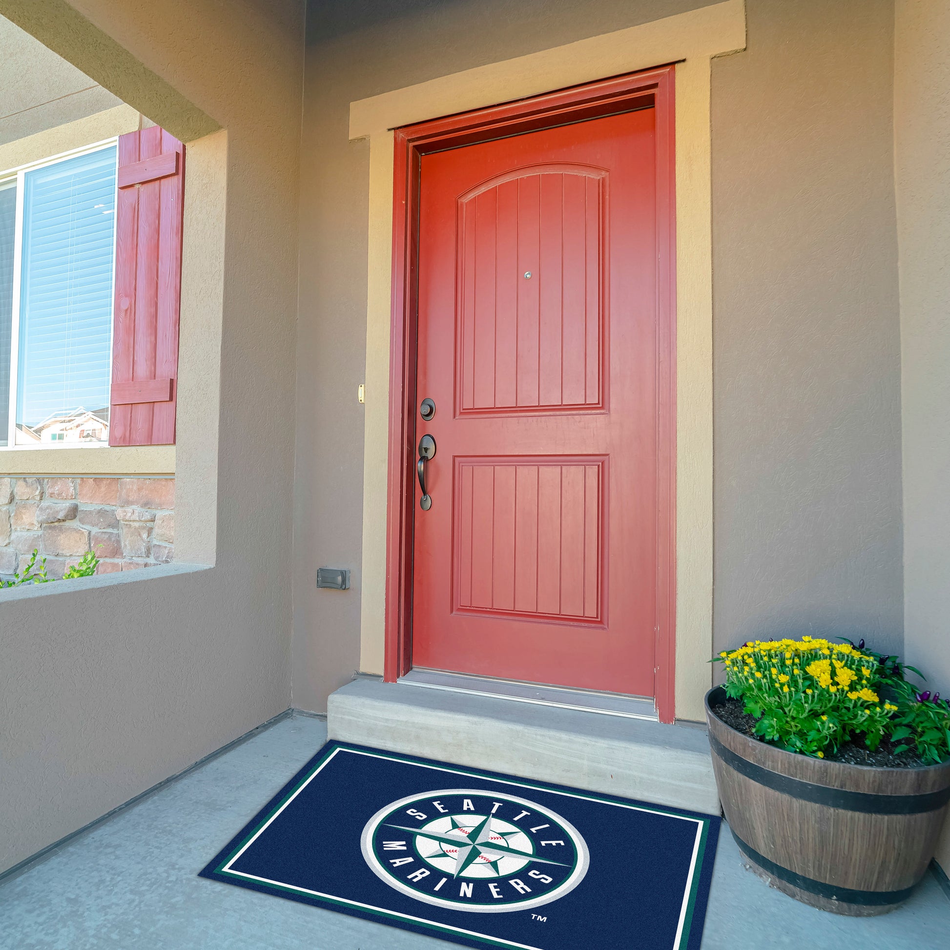 Seattle Mariners Front Door Mat